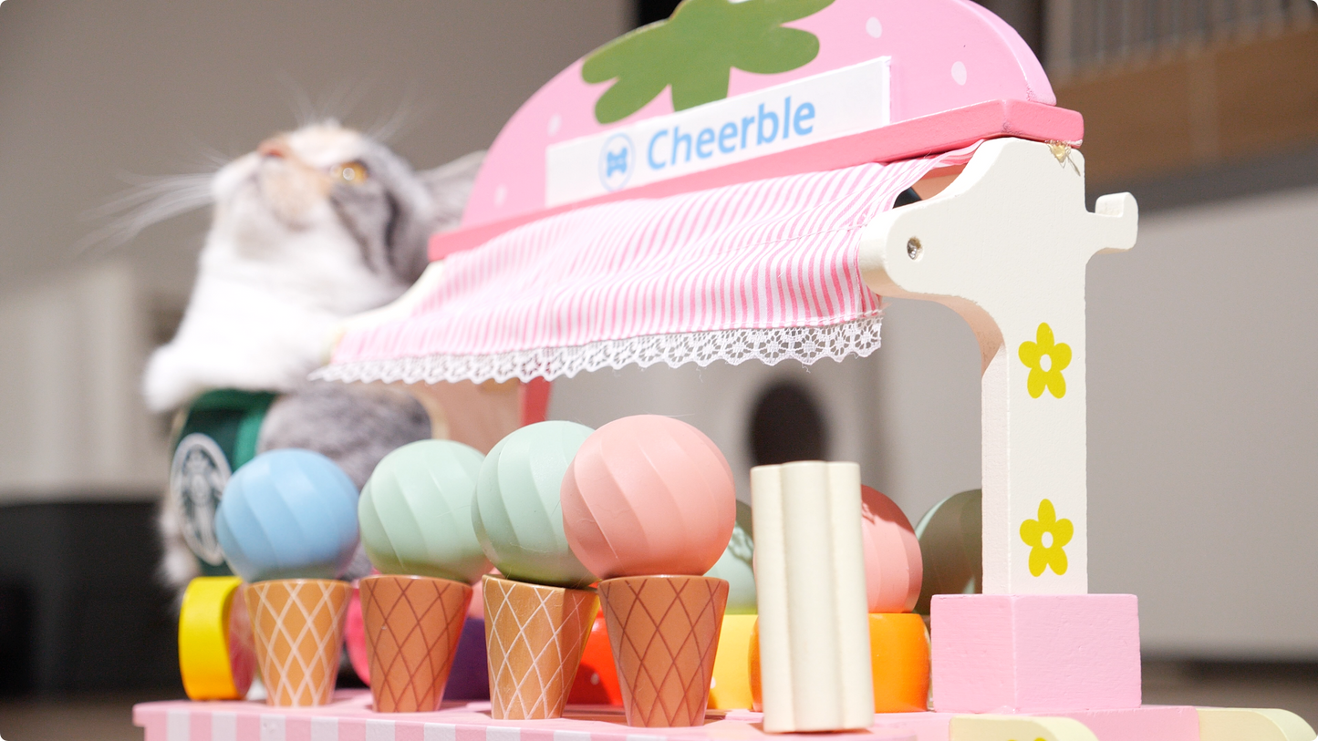 Icecream ball 冰淇淋球 寵物貓咪玩具球 - PuppyPro胖皮寶貝